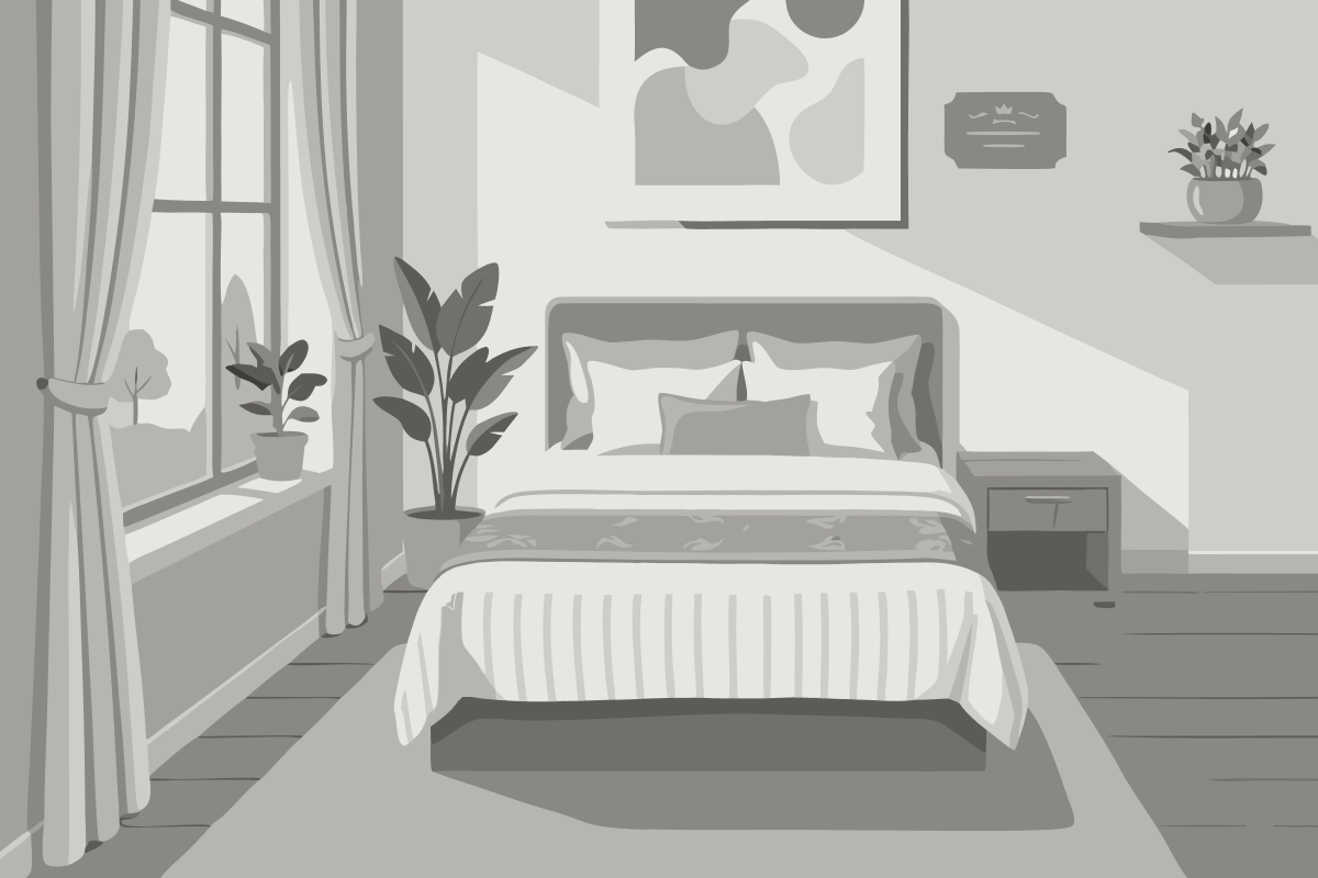 Efficiency Queen Room with Two Queen Beds - Accessible/Smoking